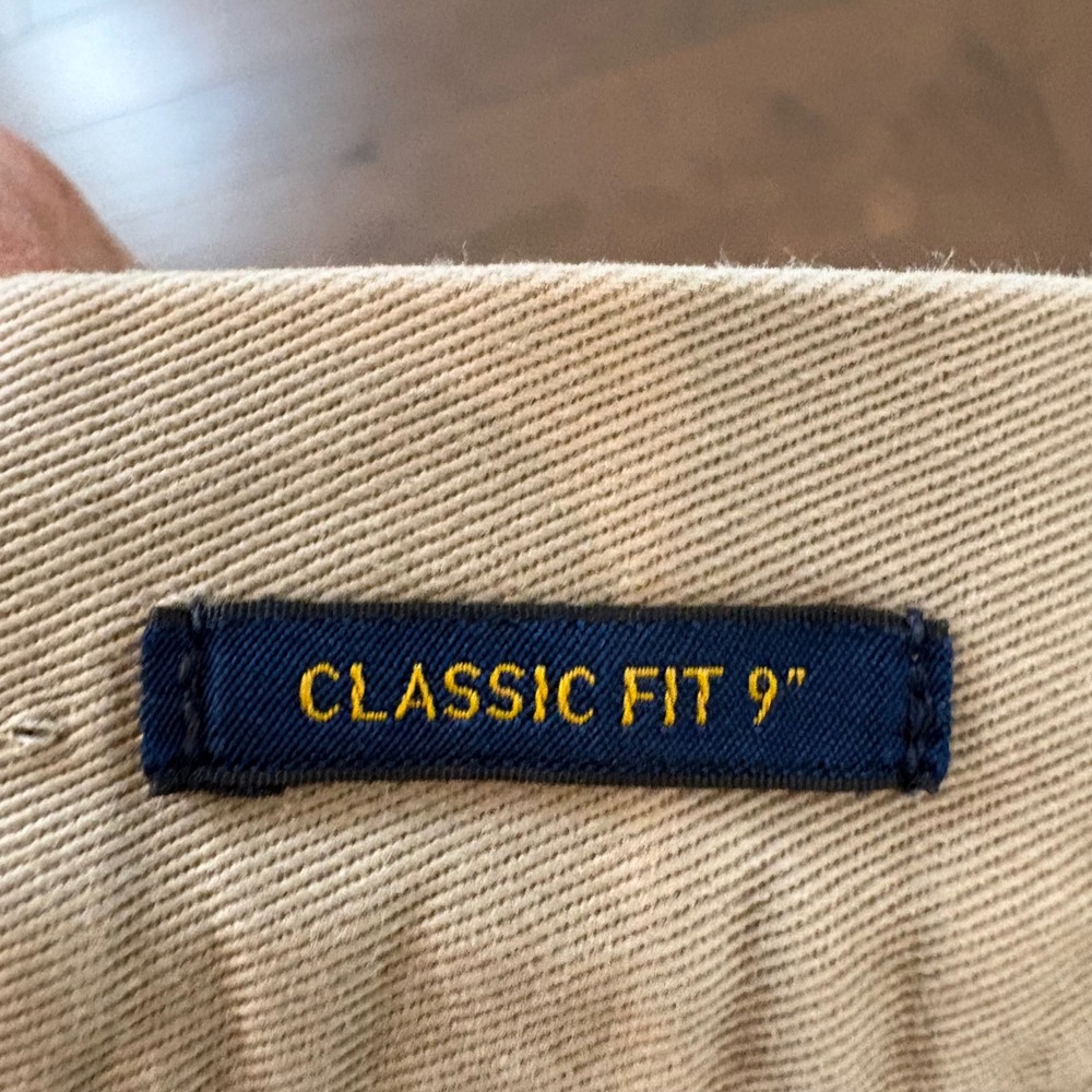 Lot of 2 Polo Ralph Lauren Chino Shorts Mens 38 Khaki Classic Fit 9 Inch Inseam - Picture 4 of 16